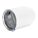 15oz White Stainless Steel Wine Cup Side.webp