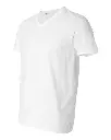 Custom Unisex Softstyle® V-Neck T-Shirt - 64V00 White Side.webp