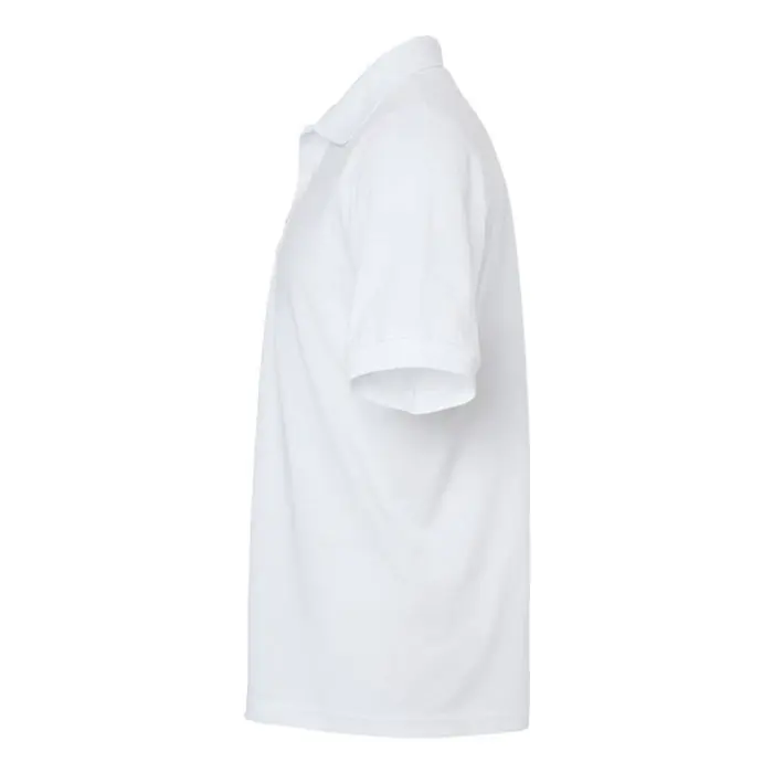 Custom Unisex DryBlend® Jersey Polo - 8800 White side.webp