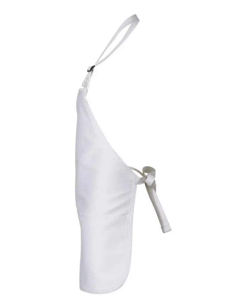 Full-Length Apron with Pouch Pocket White Side.webp