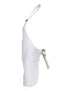 Full-Length Apron with Pouch Pocket White Side.webp