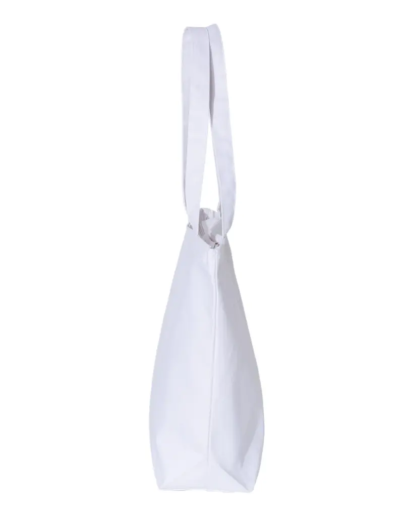 25L Zippered Tote White Side.webp