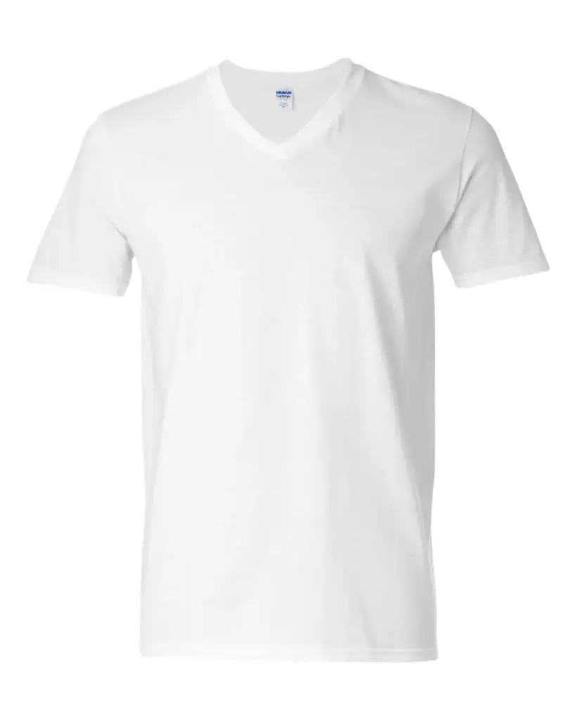 Custom Softstyle® V-Neck T-Shirt - 64V00